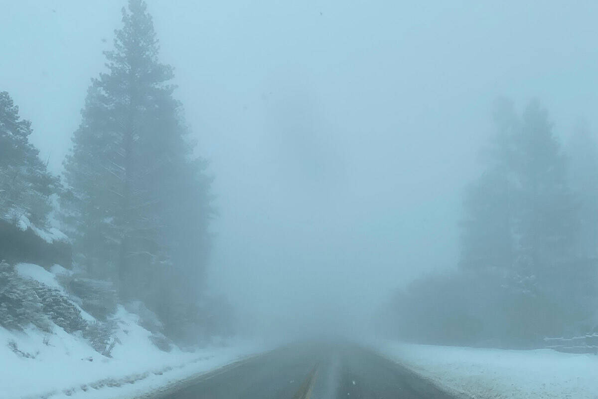 Humboldt-Toiyabe National Forest said in a tweet that the Nevada Department of Transportation w ...