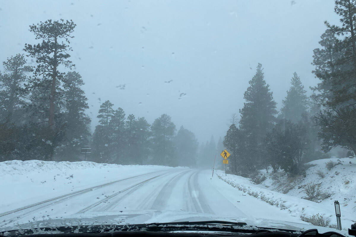 Humboldt-Toiyabe National Forest said in a tweet that the Nevada Department of Transportation w ...