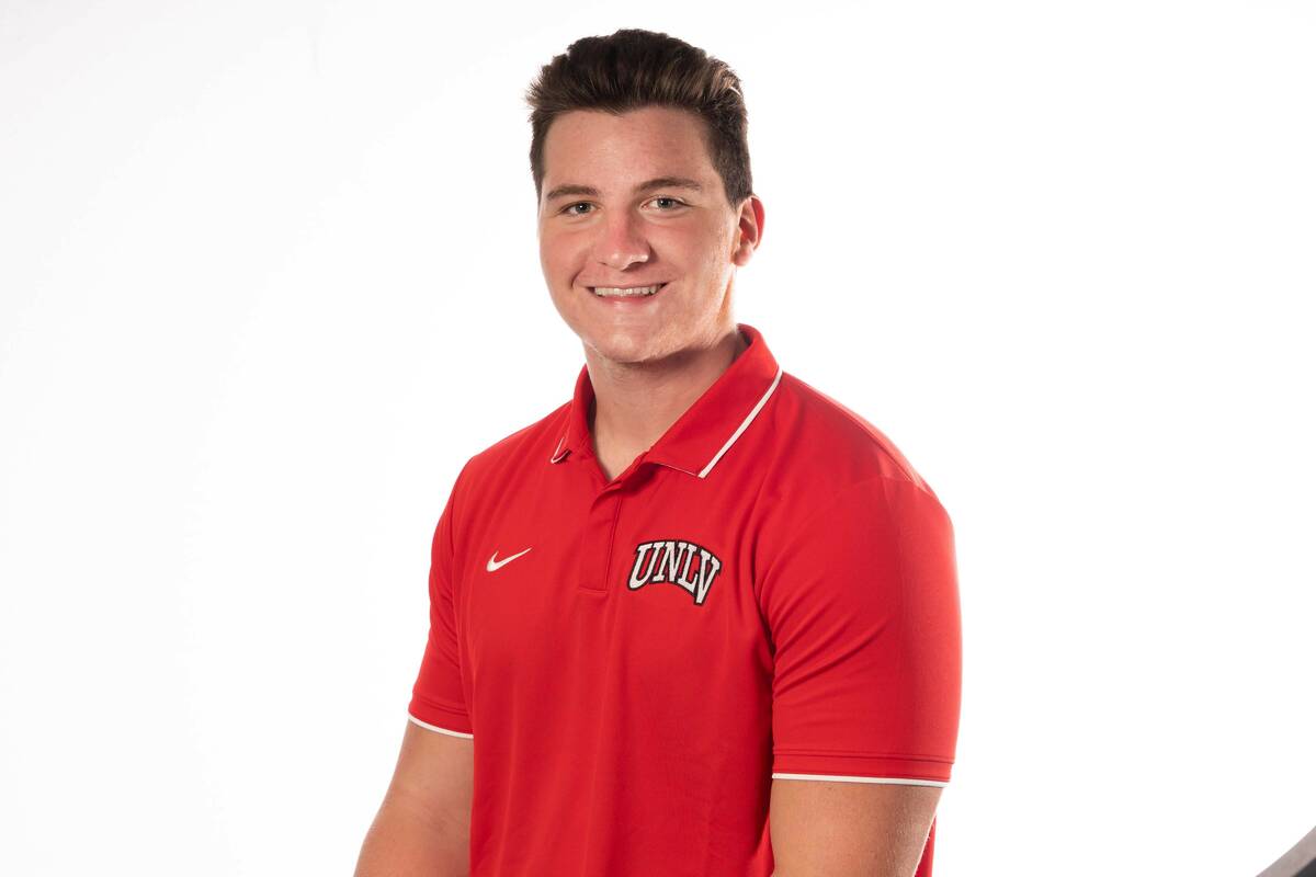 UNLV football player Ryan Keeler. Photo courtesy of UNLV athletics.