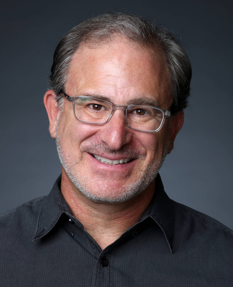 Greg Blake Miller, rjmagazine editorial director and Las Vegas Review-Journal writing coach, at ...