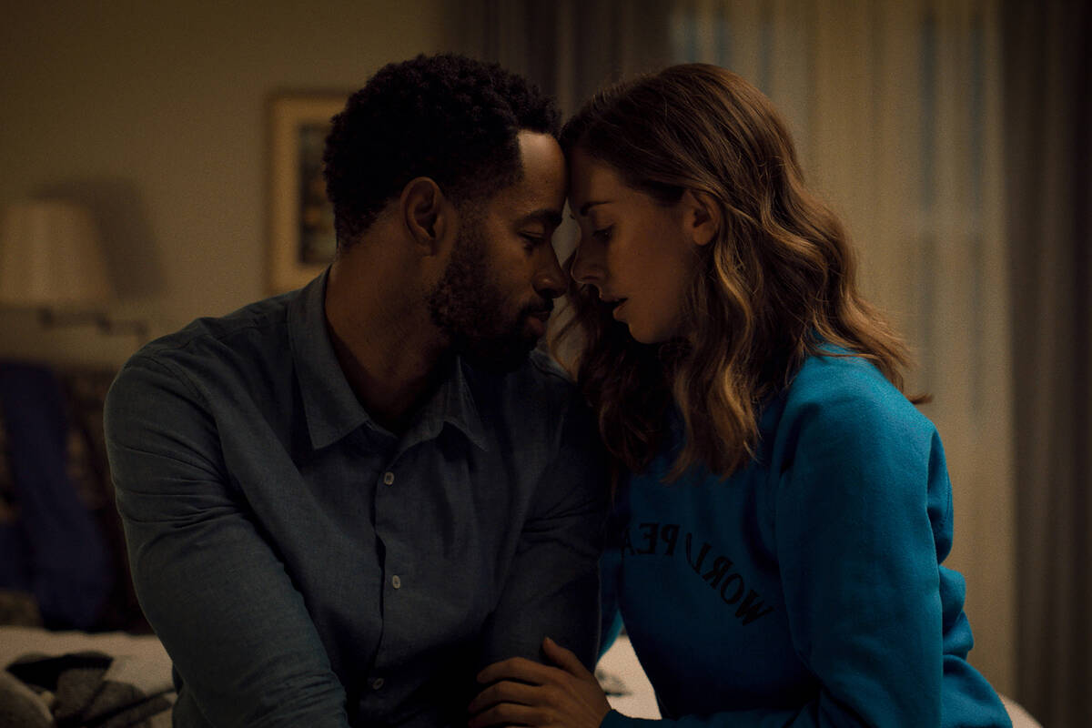 Jay Ellis and Alison Brie in a scene from "Somebody I Used to Know." (Scott Patrick G ...