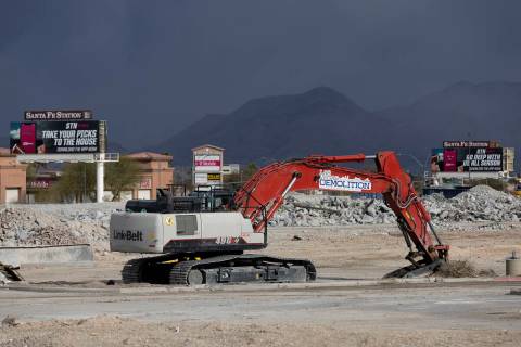 Texas Station, hotel-kasino di Las Vegas Utara, kini menjadi tumpukan puing