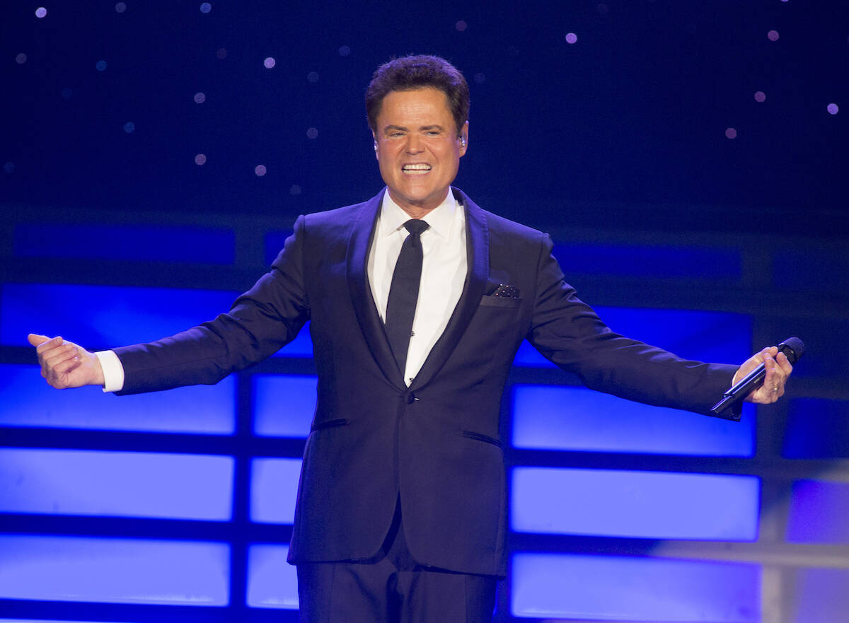 Donny Osmond performs in concert as Donny and Marie Osmond at the Santander Arena on Tuesday, A ...