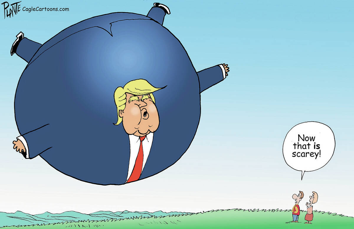 Really Scarey Balloon, Campaign 2024, Presidential Race, Ex-President Donald J. Trump, GOP, RNC ...