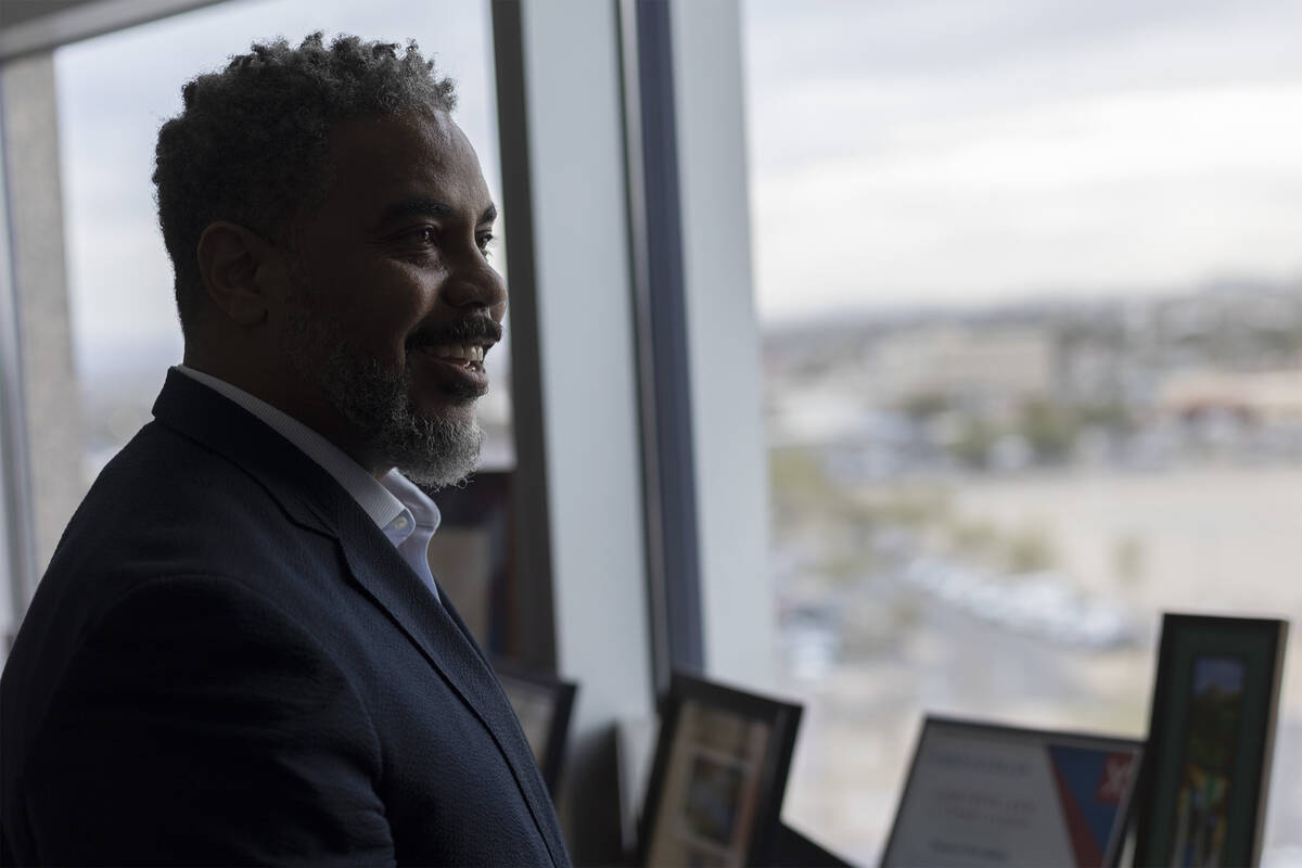 Congressional Black Caucus Chairman Rep. Steven Horsford, D-Nev., in his office at North Las Ve ...