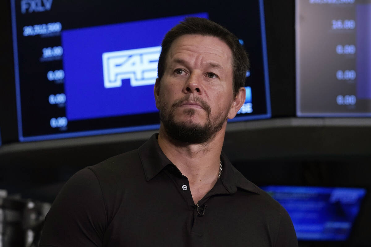 Actor Mark Wahlberg, who's been working on the action comedy "The Family Plan," spent about thr ...