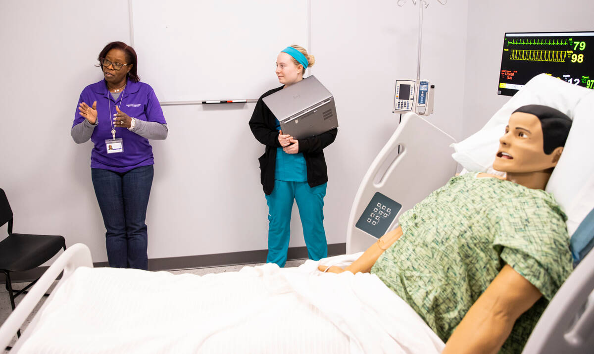 Sherri Lindsey, immersive simulation facilitator for Grand Canyon University’s accelerat ...