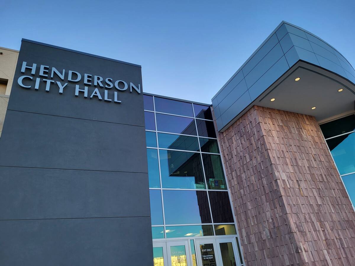Henderson City Hall. (Mark Credico)