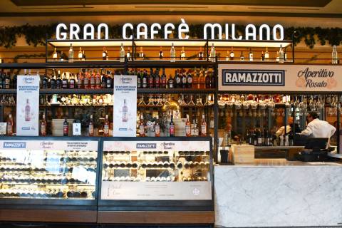 Through March 2023, Ramazzotti Rosato Pop-Up Bar is pouring at Gran Caffè Milano in Eataly ...