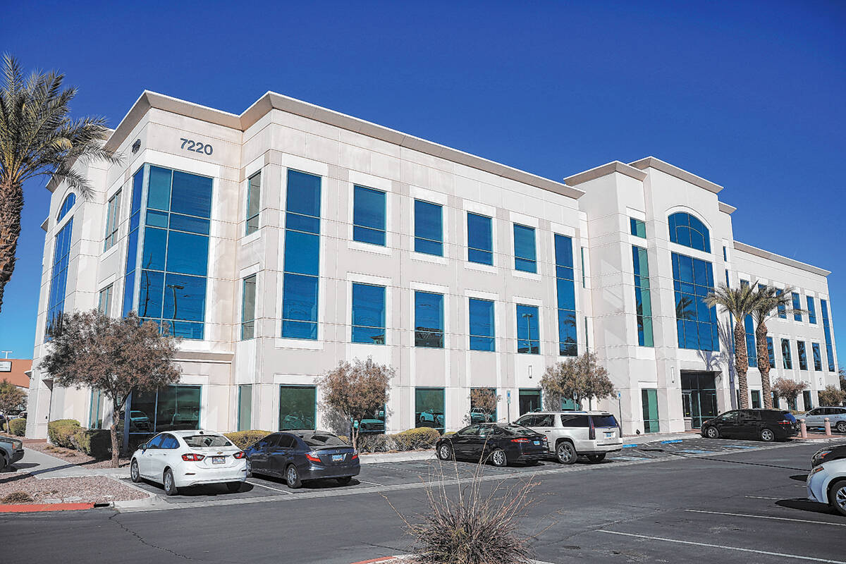 The office building where the suite for Dr. George Chambers’ OB-GYN practice is in Las Vegas, ...