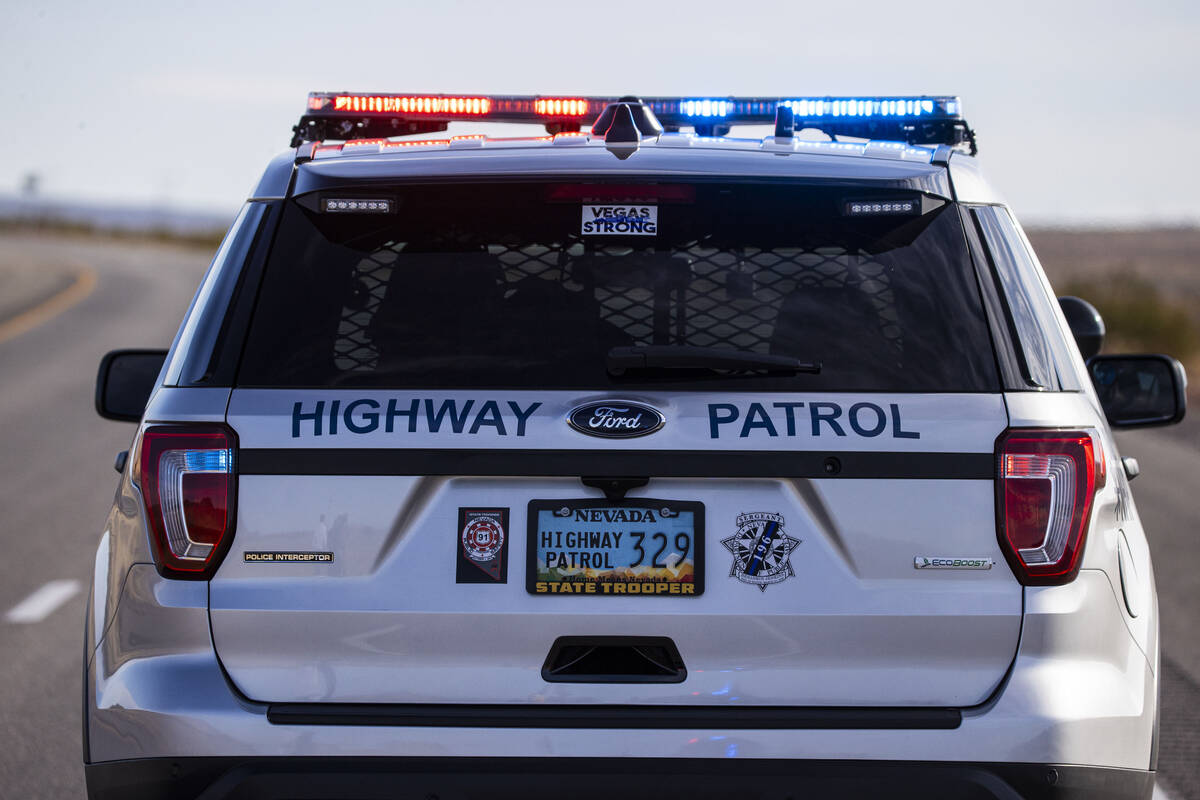 Nevada Highway Patrol (Chase Stevens/Las Vegas Review-Journal)