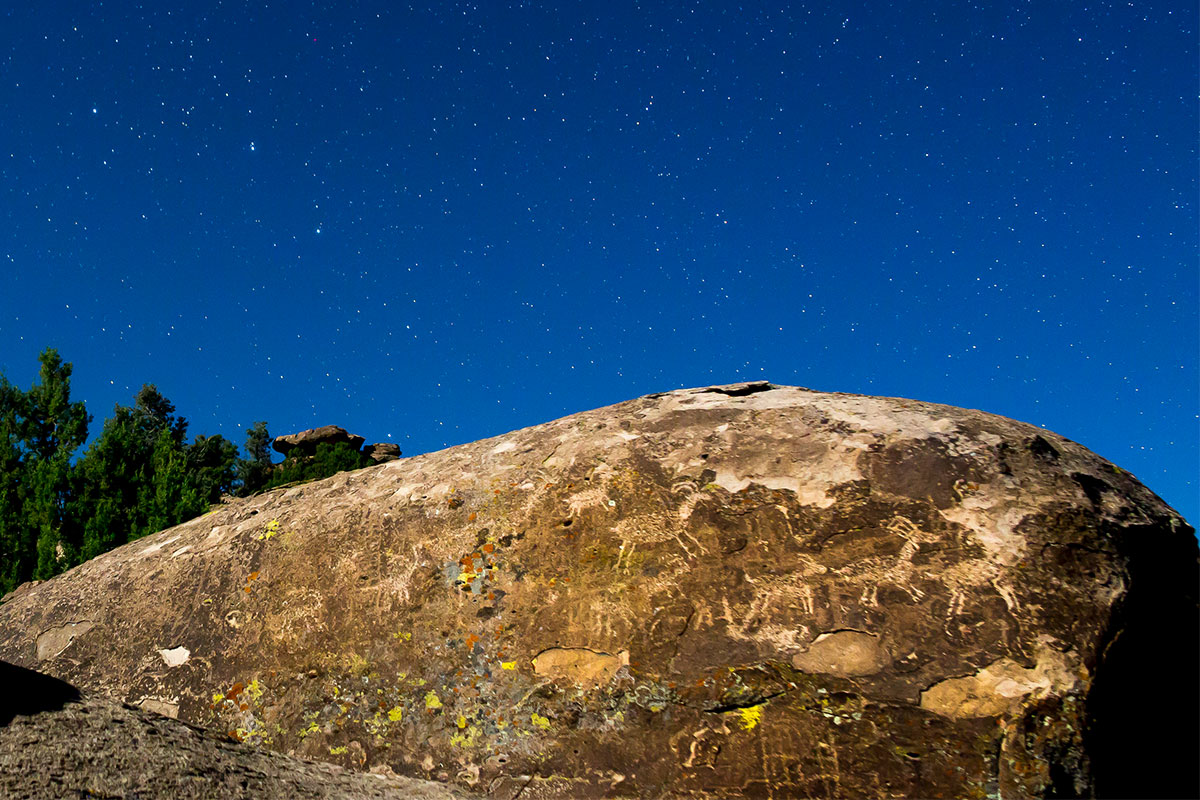 Petroglyphs. Photo Credit: BLM Nevada ; Location: Basin and Range National Monument