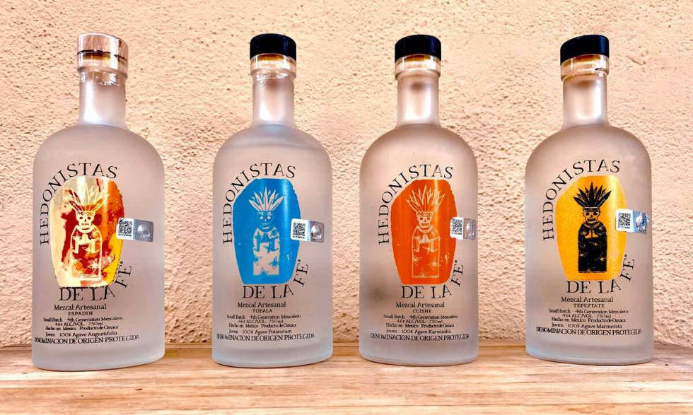 Hedonistas de la Fe mezcals, crafted by a fourth-generation mezcal maker in Oaxaca, sacred grou ...