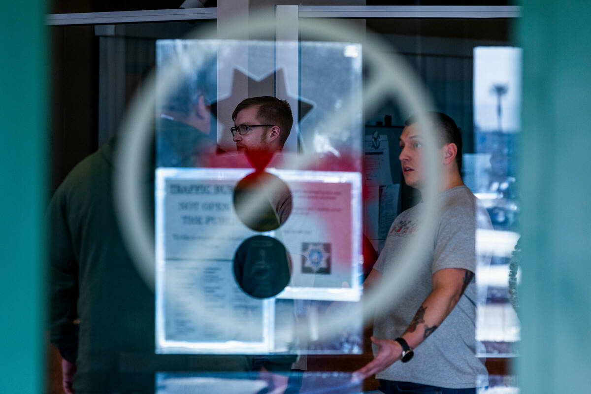 Metropolitan Police Department officers review the Standardized Field Sobriety Test and receive ...