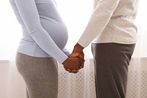 While hormonal and physical changes can set pregnant parents up for mood shifts that can lead t ...