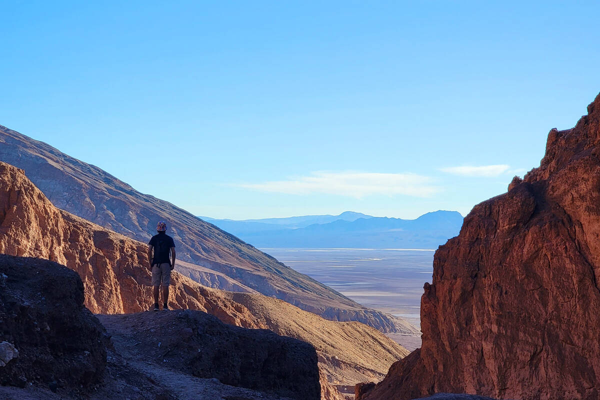 Natural Bridge trail offers sweeping views of Death Valley's salt flats. (Natalie Burt/Special ...