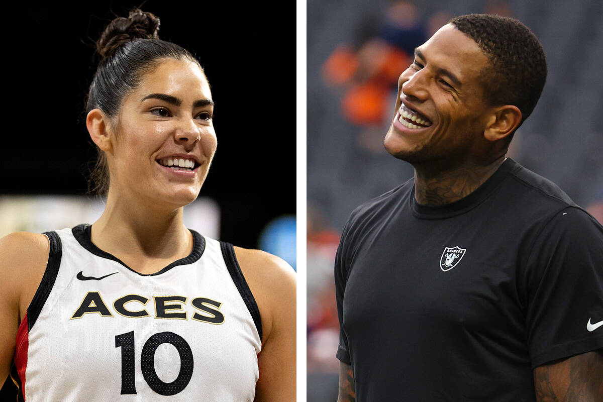 Raiders tight end Darren Waller and Aces guard Kelsey Plum are getting married Saturday in Las ...