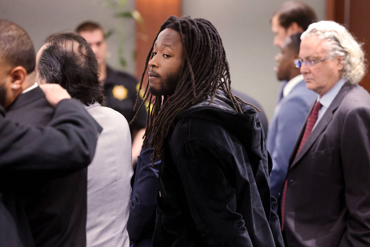 New Orleans Saints running back Alvin Kamara appears in court for arraignment at the Regional J ...