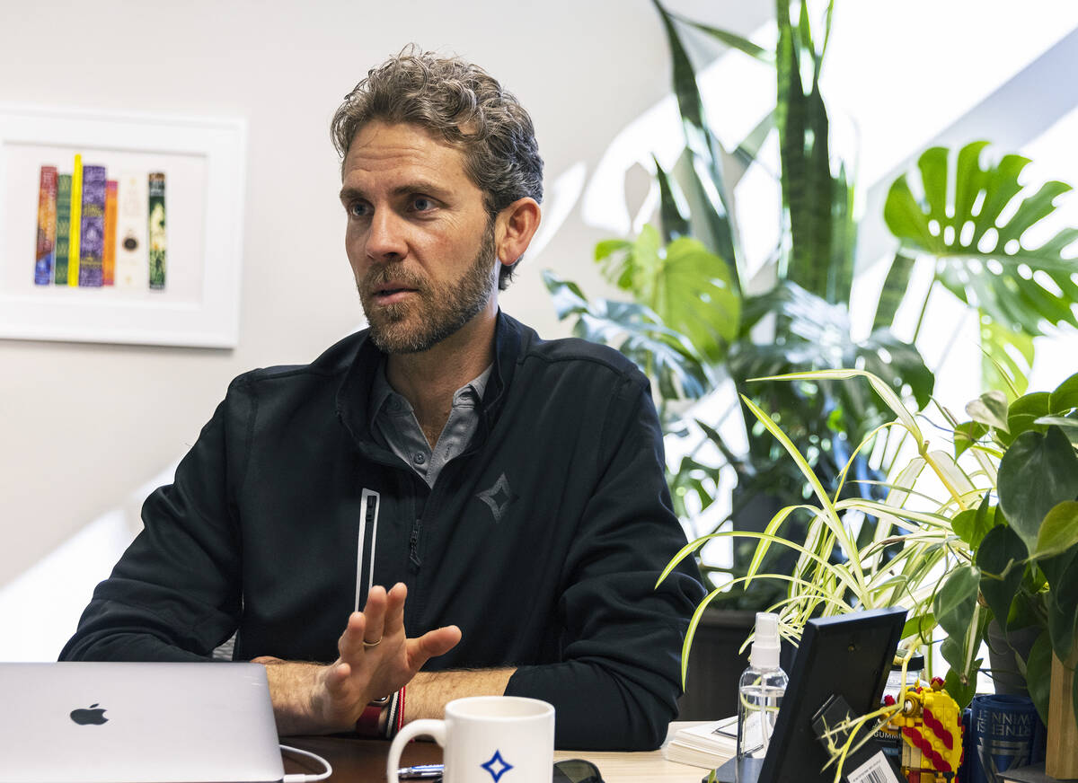 Isaac Holyoak, chief communications officer at CleanSpark, an American Bitcoin mining company, ...