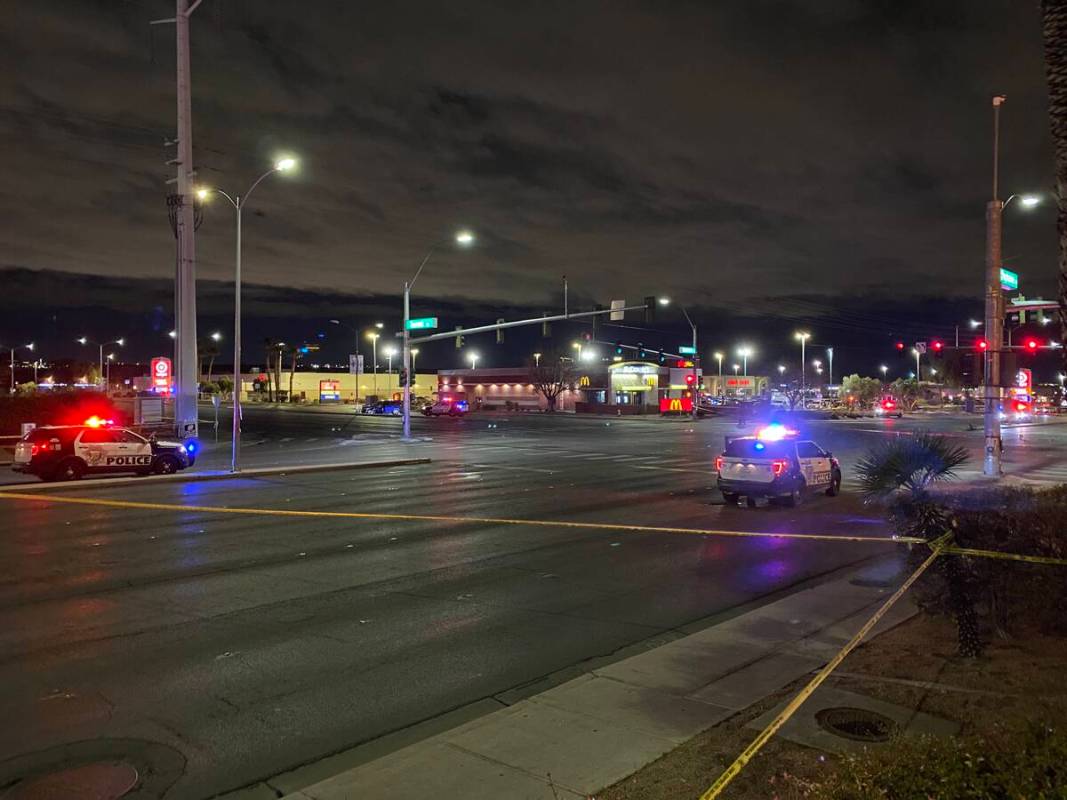 A police shooting was under investigation near West Sunset Road and North Stephanie Street on W ...