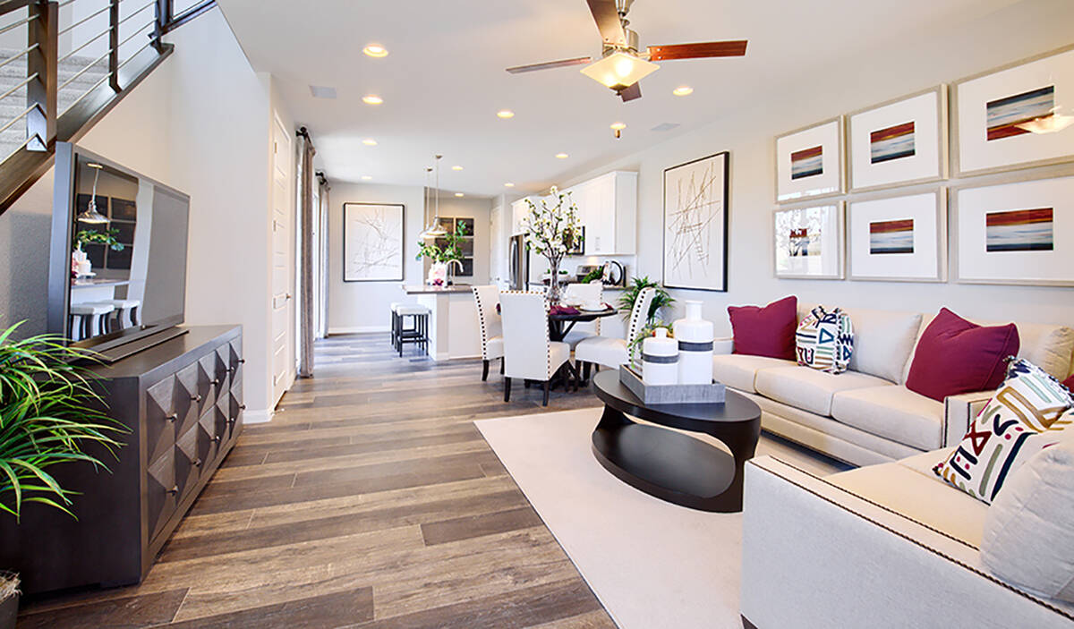 Moro Pointe by Richmond American Homes is in the district of Redpoint Square west of the 215 Be ...