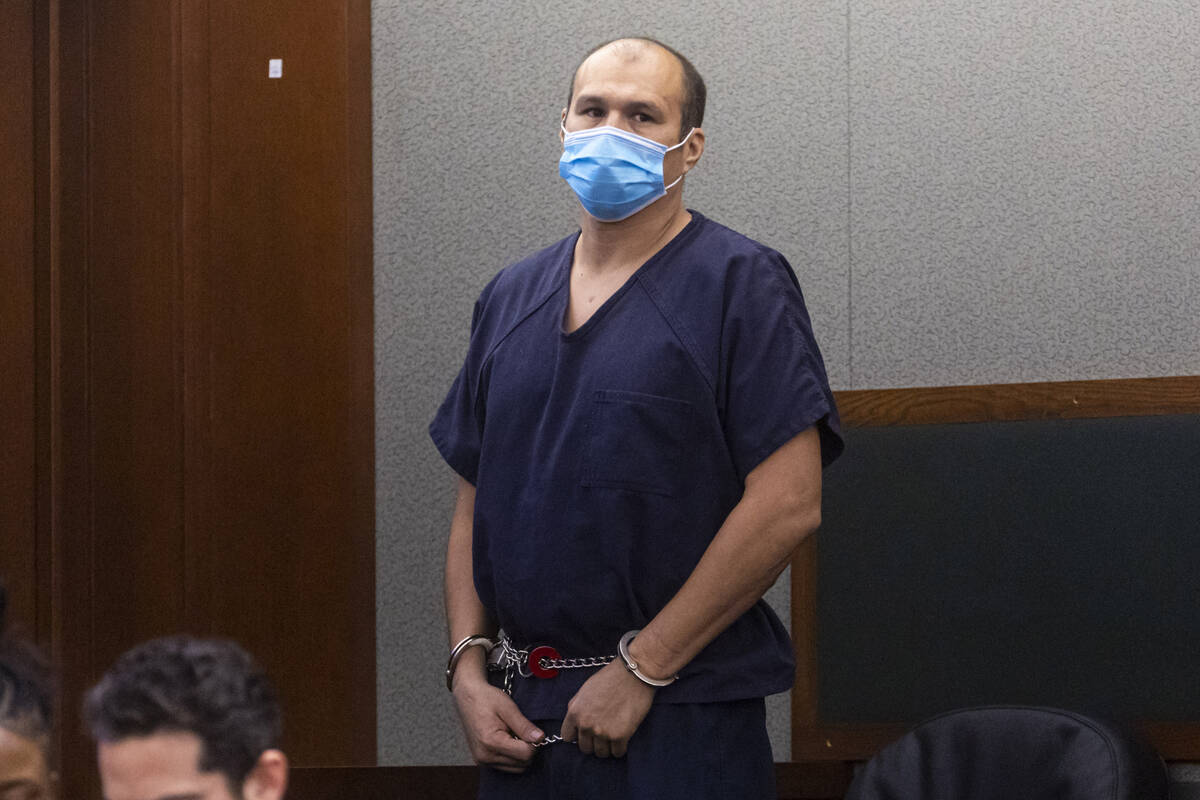 Jesus Gonzalez, who is charged by police in two homicides, appears in court at the Regional Jus ...