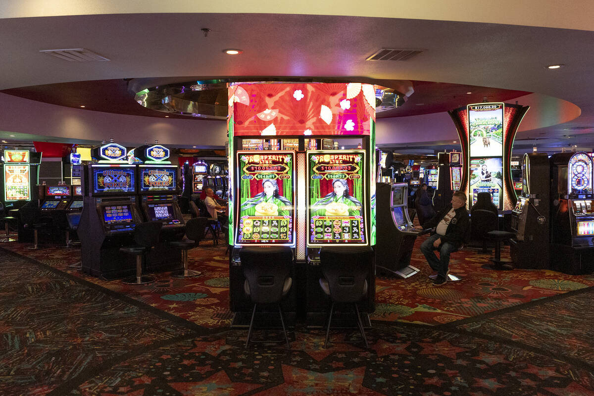 The casino floor at The Plaza on Thursday, March 2, 2023, in Las Vegas. The Plaza is in the pro ...