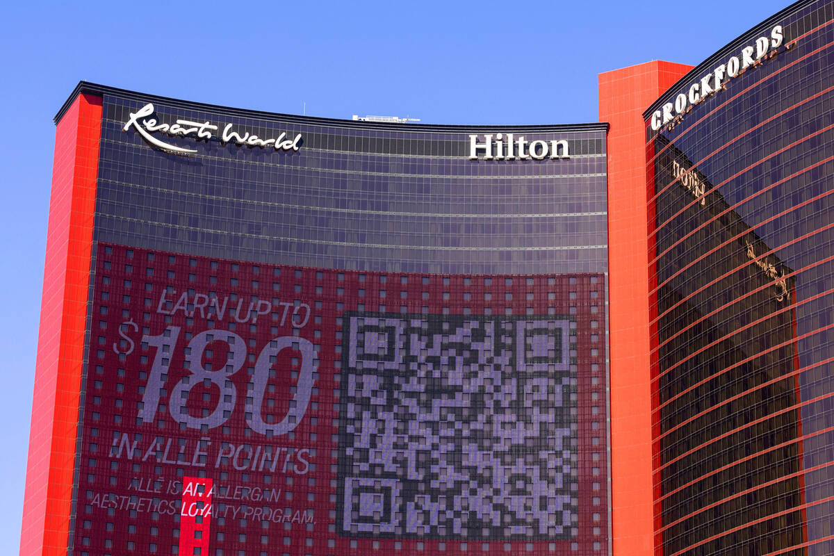 Resorts World is shown, on Friday, March. 3, 2023, in Las Vegas. (Bizuayehu Tesfaye Las Vegas R ...