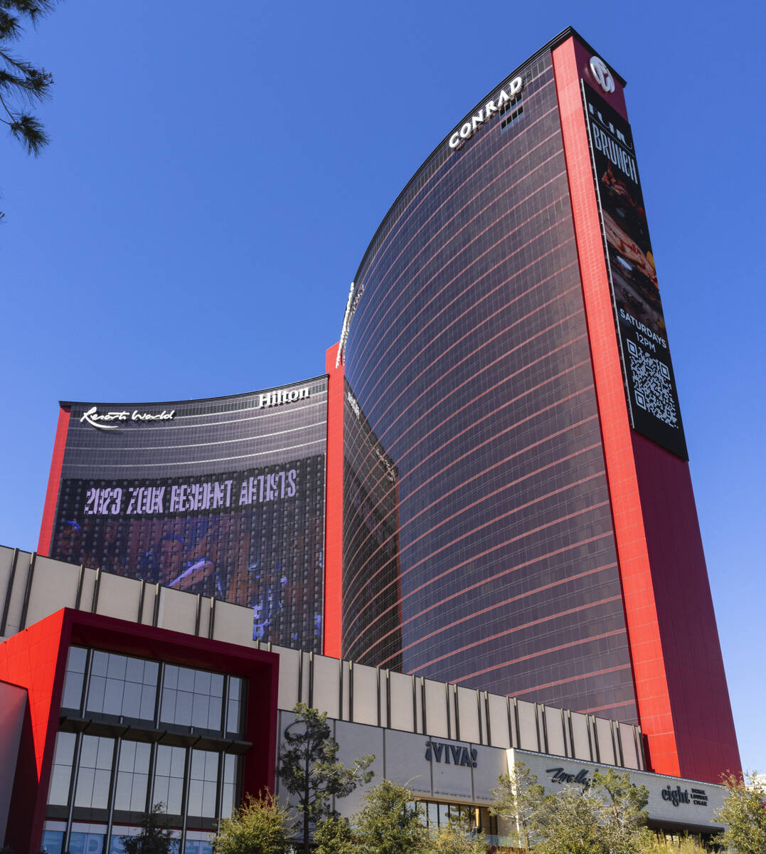 Resorts World is shown, on Friday, March. 3, 2023, in Las Vegas. (Bizuayehu Tesfaye Las Vegas R ...