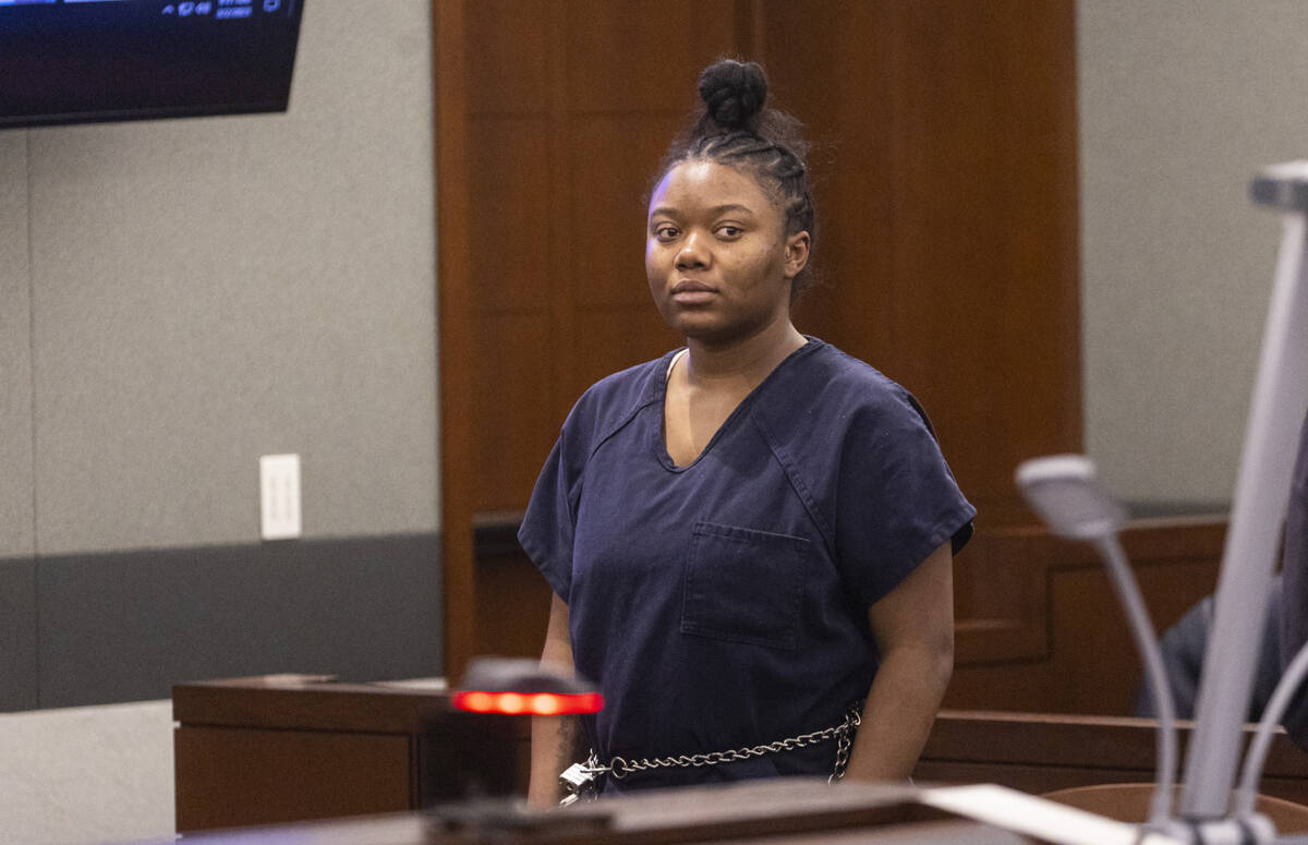 Kemaya Taylor, who pled guilty but mentally ill in the death of her 5-year-old daughter, looks ...