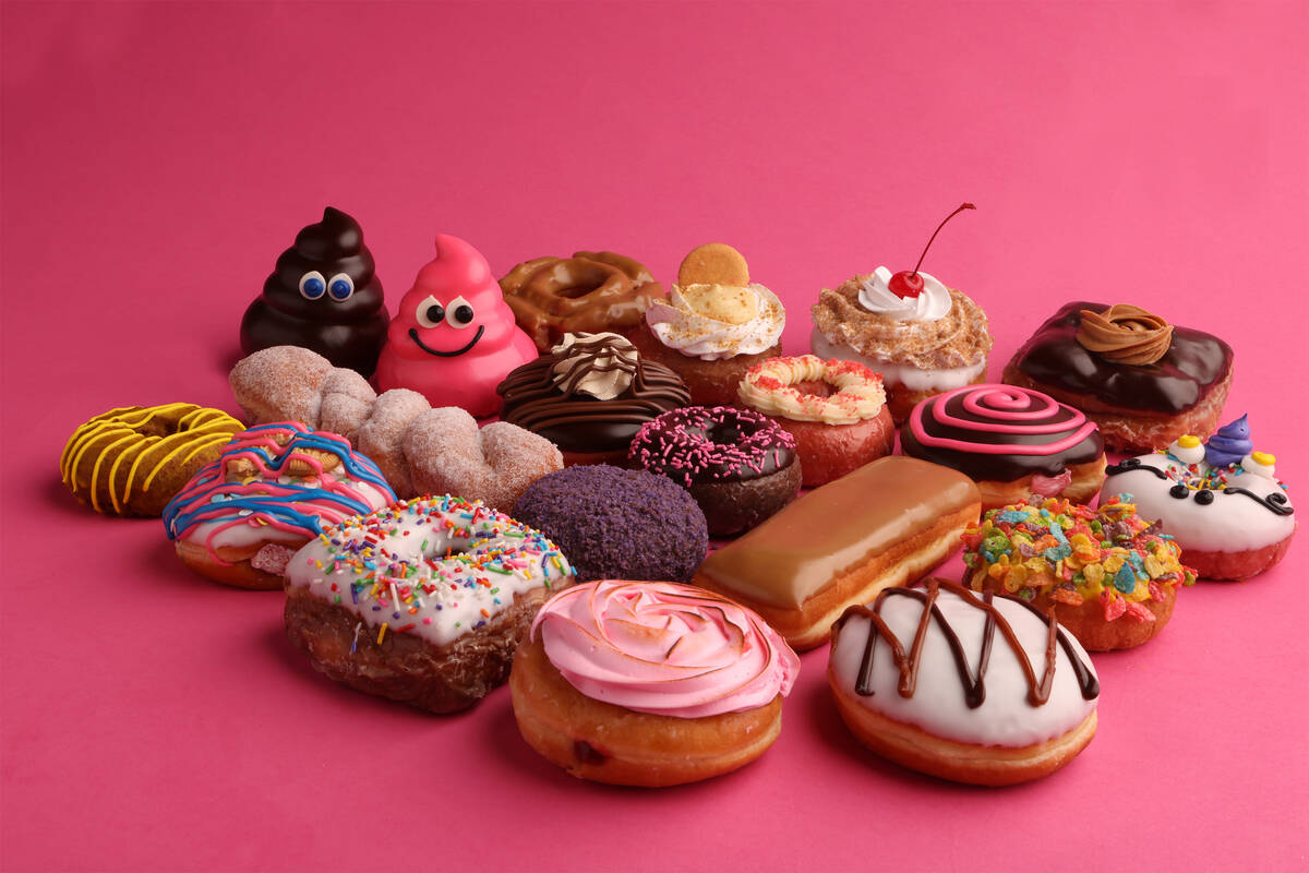 Pinkbox Doughnuts is opening its first North Las Vegas store on March 11, 2023. (Pinkbox Doughnuts)