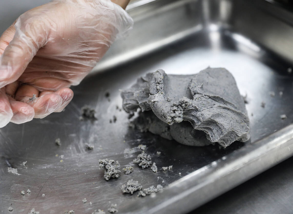 Chef DJ Flores kneads freshly made blue corn masa at Milpa, his Mexican restaurant in the south ...