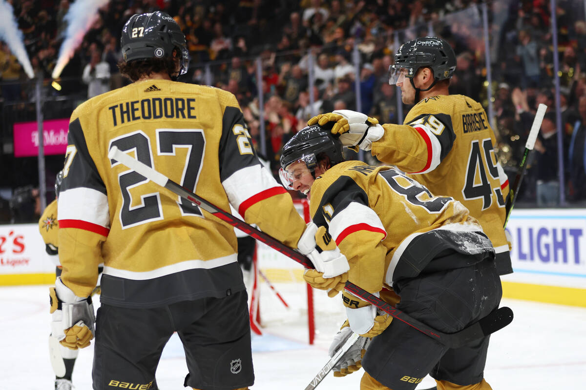 Golden Knights defeat New Jersey Devils in shootout behind Adin Hill, Golden  Knights