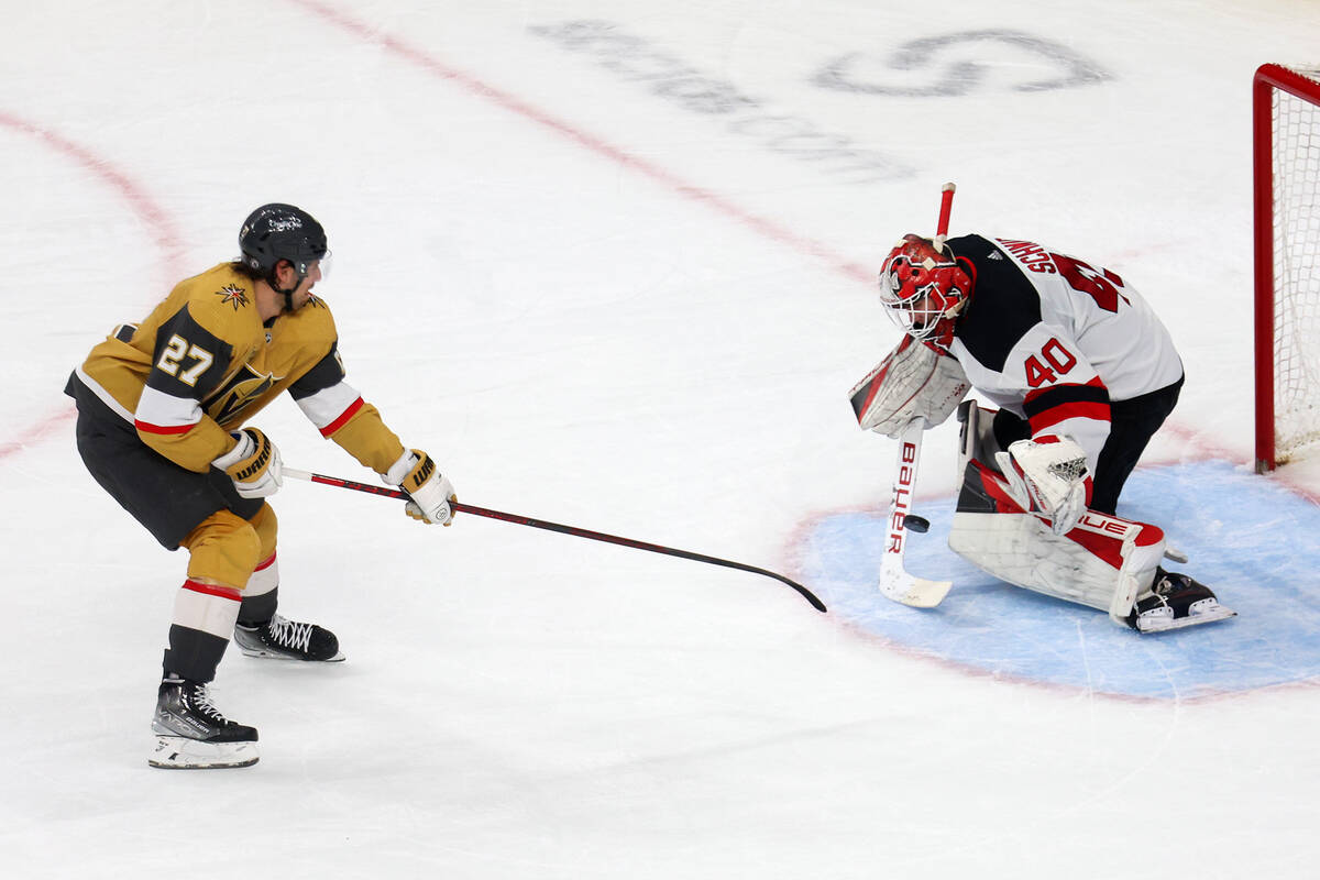 Golden Knights edge Devils on Shea Theodore's shootout goal - The Rink Live