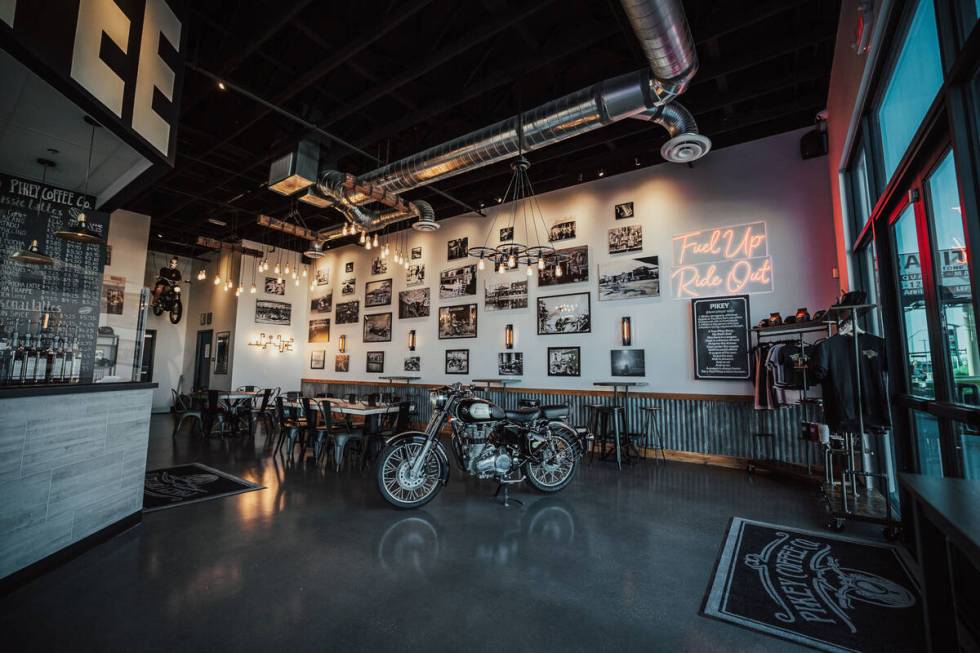 Pikey Coffee Co., inspired by motorcycle and British Traveler culture, is open on South Decatur ...