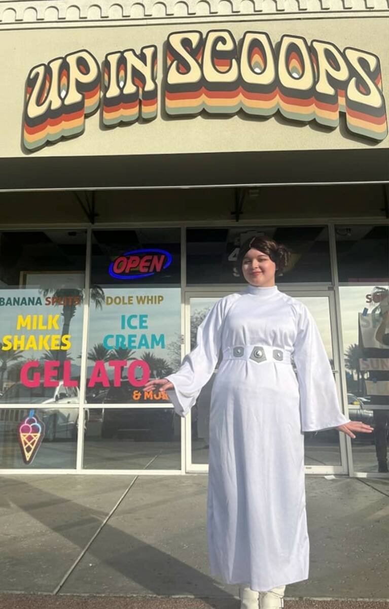 Up in Scoops, a 70s, 80s and 90s-themed ice cream shop, debuted in February 2023 on West Sahara ...