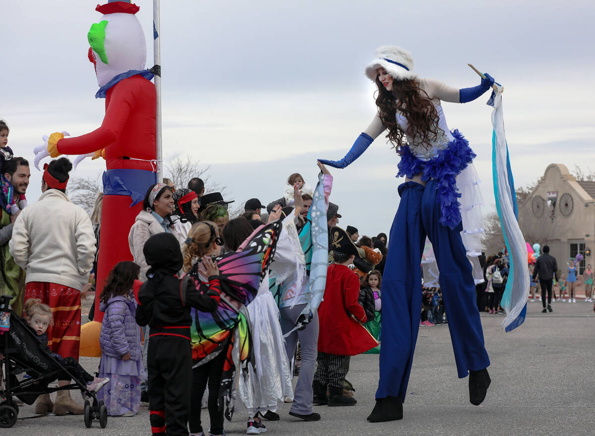A parade for the Jewish holiday of Purim hosted by the Israeli American Council at their clubho ...