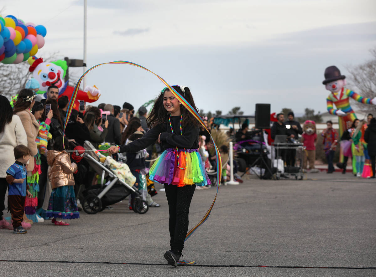 A parade for the Jewish holiday of Purim hosted by the Israeli American Council at their clubho ...