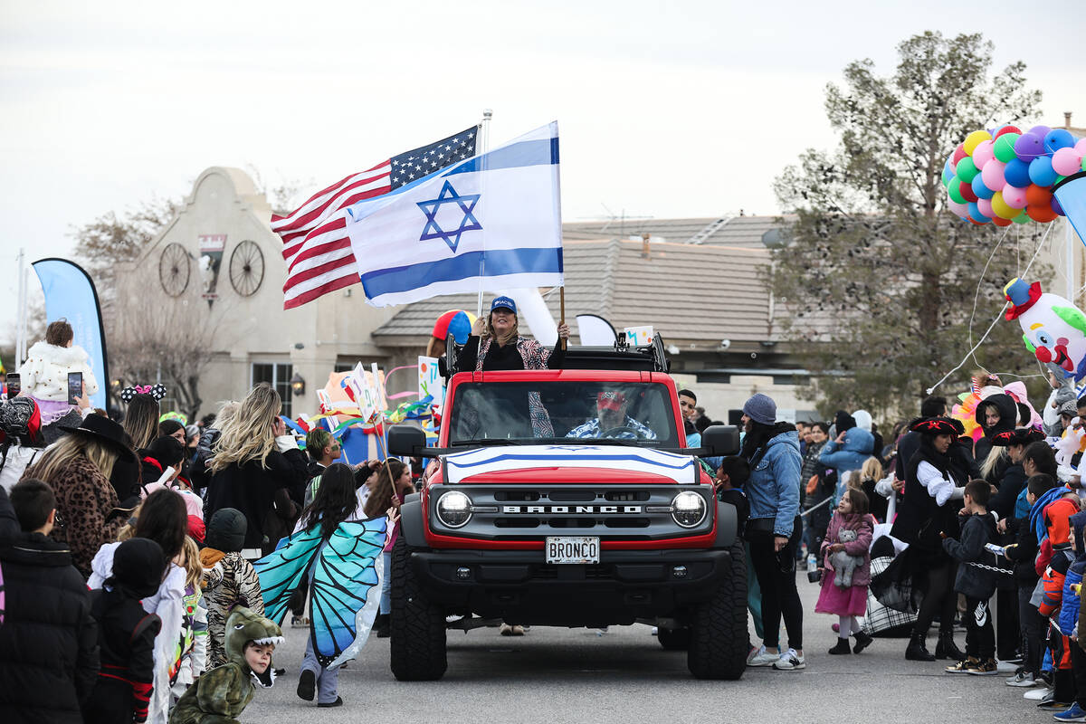 A parade for the Jewish holiday of Purim hosted by the Israeli American Council at their clubho ...