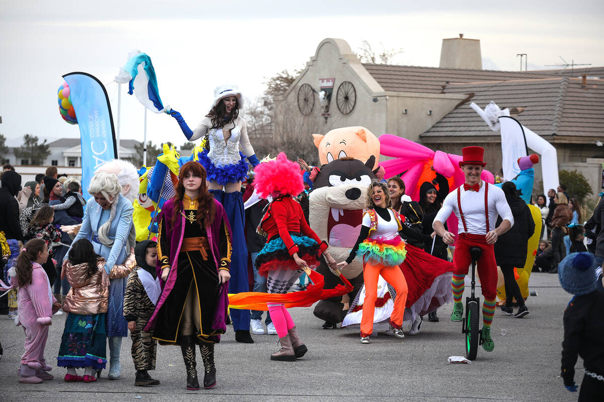 A parade for the Jewish holiday of Purim hosted by the Israeli American Council at their clubho ...