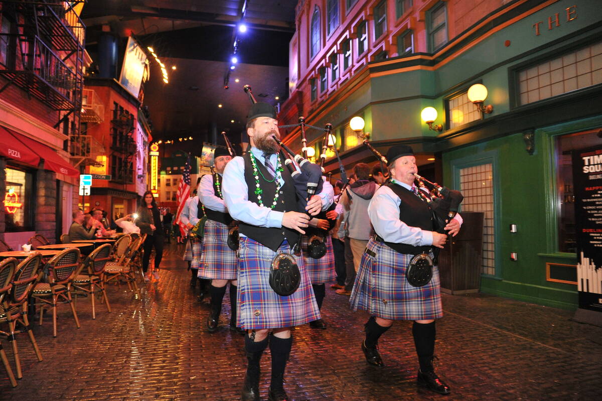 The Celtic Feis party, shown here in this file image, runs at New York-New York on the Las Vega ...