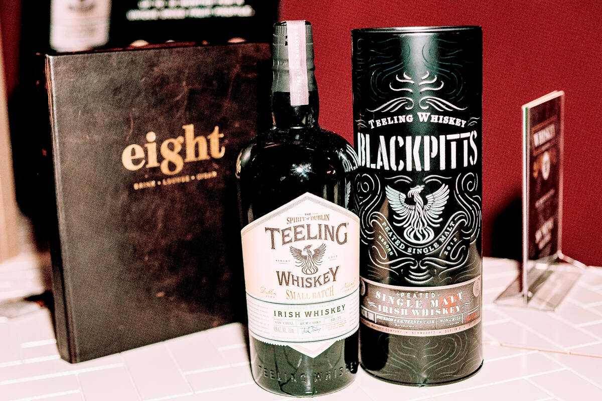 Eight Lounge in Resorts World on the Las Vegas Strip is serving whiskeys and cigars for St. Pat ...
