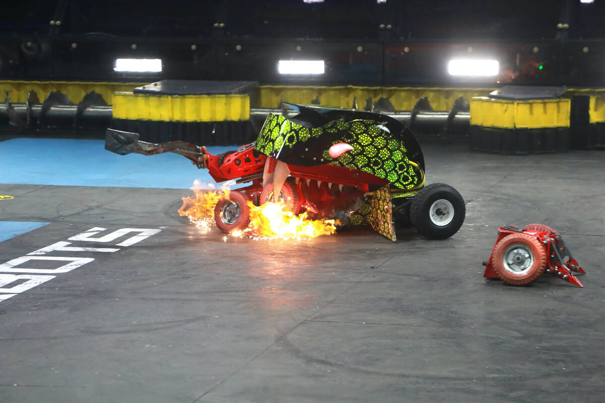 Bots fight to the death, or at least to a clear conclusion, at "BattleBots: Destruct-A-Thon," s ...