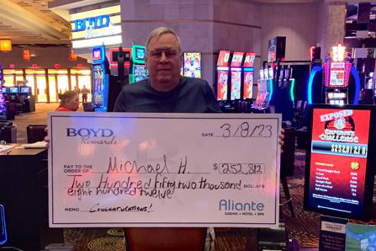Jackpot hits di kasino Aliante di North Las Vegas