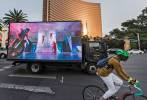‘Are we stuck with them?’: County targets mobile billboards on the Strip
