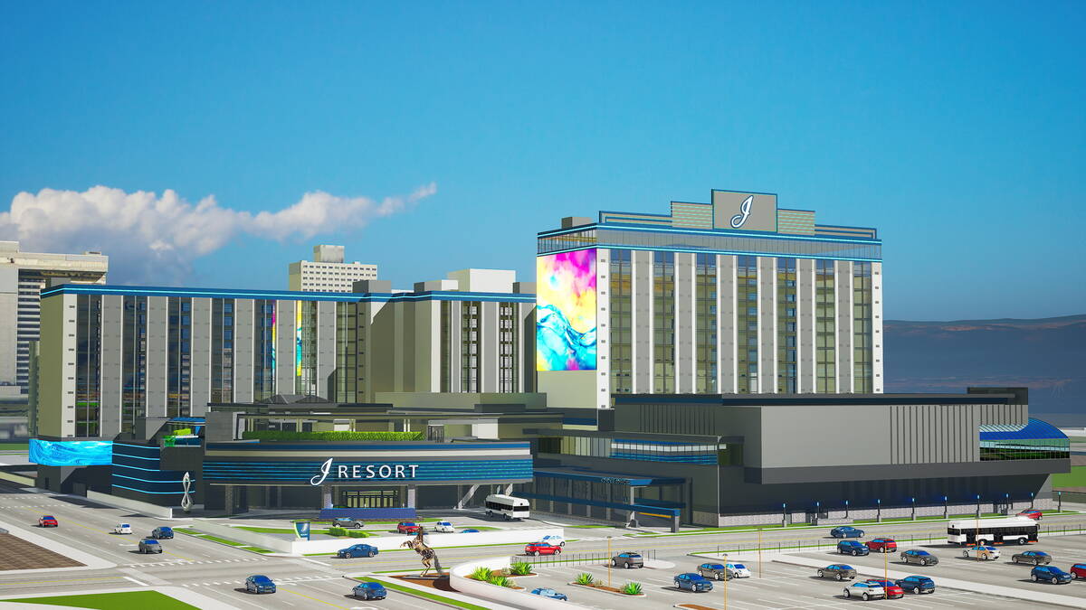 Rendering of what renovations will look like at the J Resort in Reno, which has recently rebran ...