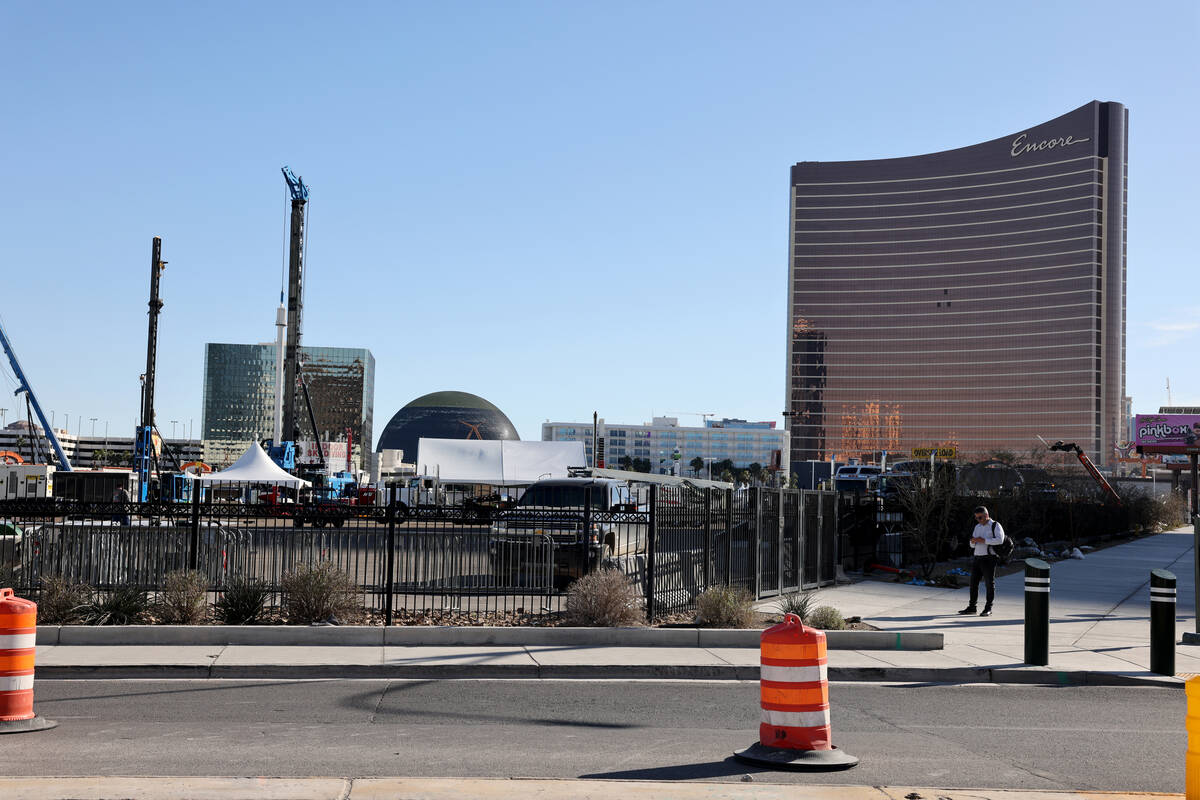 A 10-acre parcel owned by the Las Vegas Convention and Visitors Authority (LVCVA) on the southe ...