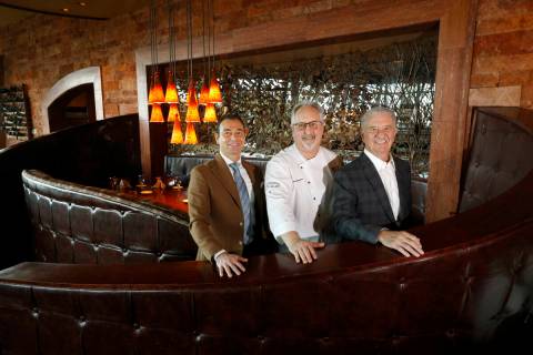 Panevino General Manager Vincenzo Granata, from left, Executive Chef Mario Andreoni and Owner T ...