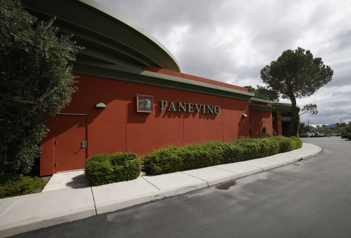 Panevino restaurant is seen, Wednesday, March 15, 2023, in Las Vegas. (Chitose Suzuki/Las Vegas ...