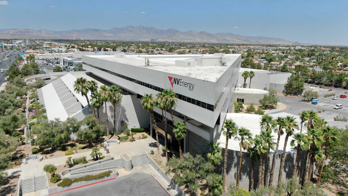NV Energy's headquarters building on 6226 W. Sahara Ave. (Las Vegas Review-Journal)